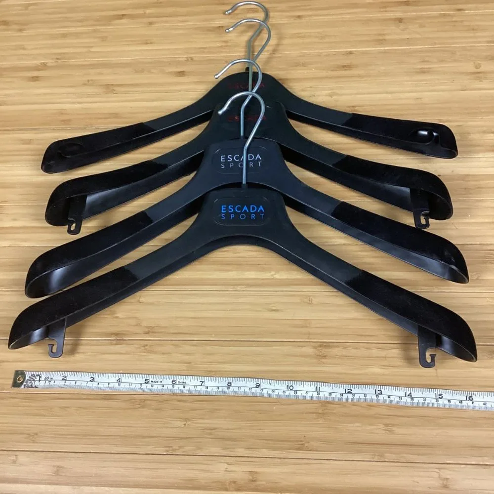 Vintage Escada Hangers Black (4)
